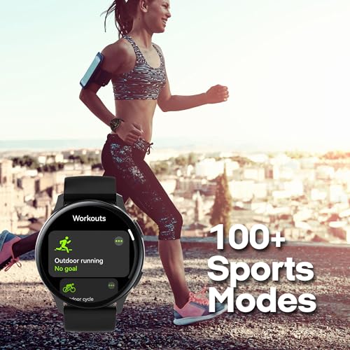 3Plus Callie Smartwatch with 1.43" Round AMOLED Display/Answer & Make Calls/Sleep Monitoring/Heart Rate/IP68 Waterproof/10...