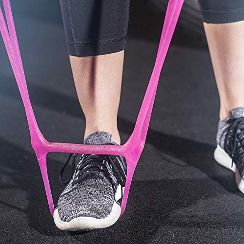 7 Ring Stretch Resistance Exercise Band, Miracle Miles Band, Yoga Stretching, Arm, Shoulders Foot, Leg Fitness Home Gym Ph...