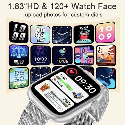 GADIXY Smart Watches for Men Women(Answer/Make Calls),7 Day Battery Fitness Tracker Watch SpO2/HR/Sleep/BP,120+ Sports Act...