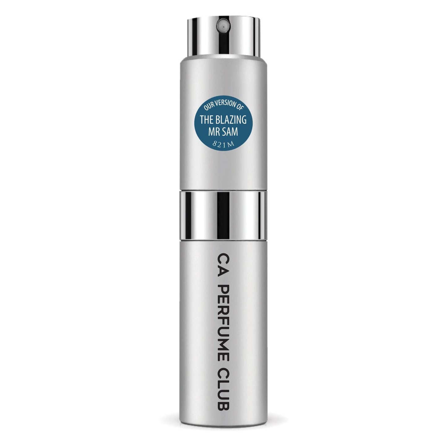 CA Perfume Impression of The Blazing Mr Sam for Men Woody Spicy Scent Long Lasting Cologne for Men Eau De Parfum Travel Size Refillable Atomizer Spray 0.27 Fl Oz 8ml