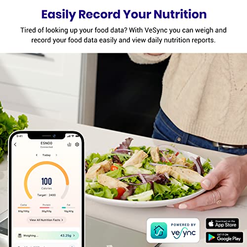 Etekcity Food Kitchen Scale and Smart Body Composition Scale Bundle