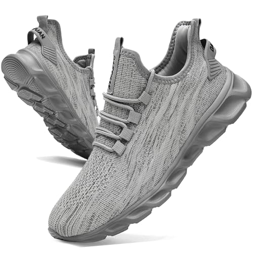 ZGPWZWL Mens Running Shoes Sneakers for Men Tennis Gym Athletic Lightweight Walking Comfortable Workout Sports Shoes