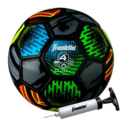 Franklin Sports Mystic Soccer Balls - Soccer Ball and Air Pump Sets - Multiple Size Soccer Balls - Soft Cover - Perfect fo...