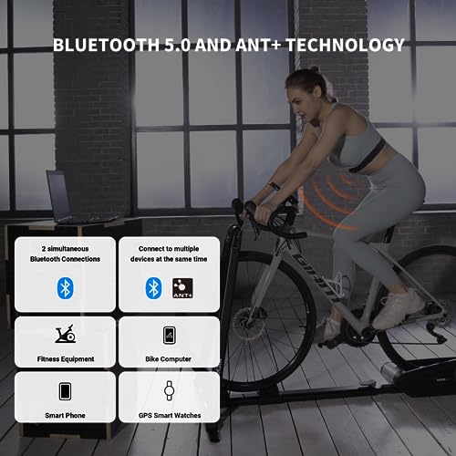COOSPO Heart Rate Monitor Chest Strap H9Z, HRM Bluetooth 5.0 ANT+,Heart Rate Monitor Chest Sensor with Rechargeable Battery