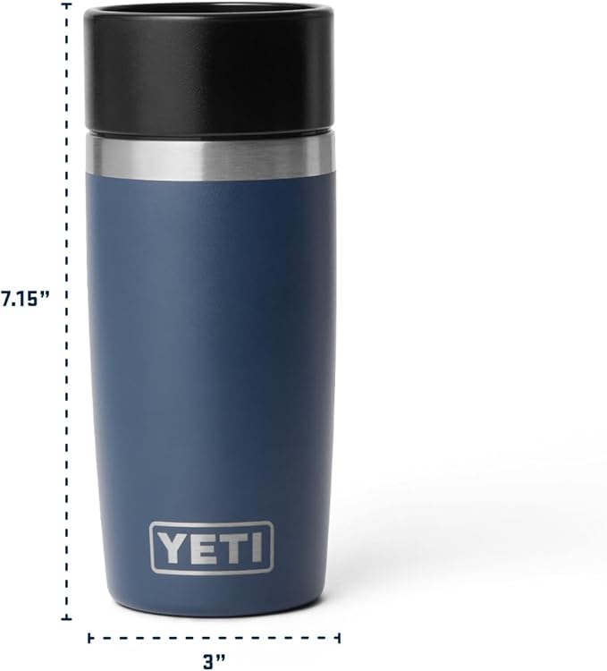YETI Rambler 12 oz Travel Bottle, Stainless Steel, Vacuum Insulated with Leakproof Commuter Cap, Cherry Blossom