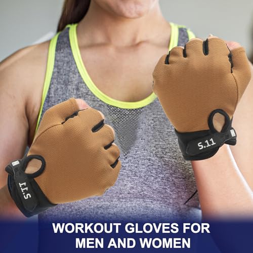 PATIKIL Workout Gloves, Weight Lifting Gym Sports Gloves for Men & Women, Black, Unisex-Adults