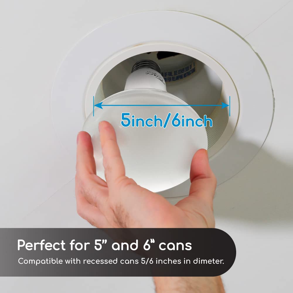 Euri Lighting Dimmable Led Br30 Bulb, 9W (65W Equivalent), 810Lm, Soft White, 3000K, Eb30-5000Cec, Damp Rated