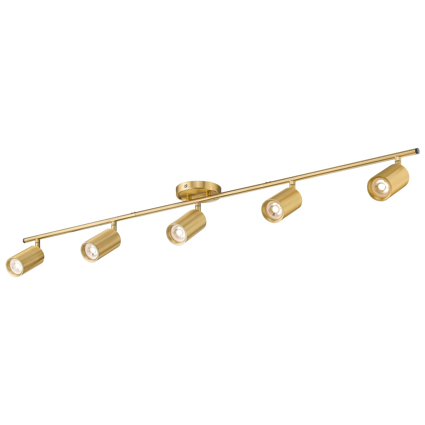 Femila Modern Ceiling Track Lighting  43 Track Light Fixture  3000K Led Bulbs Included  4Fs84Tl-5 Bg