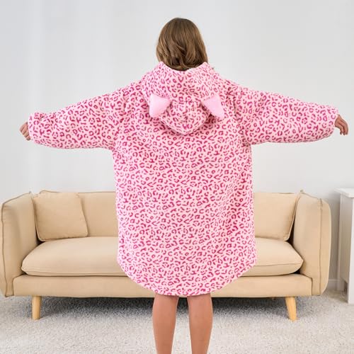 Unicorn Wearable Blanket Hoodie for Girls Unicorn Oversized Hoodie for Kids