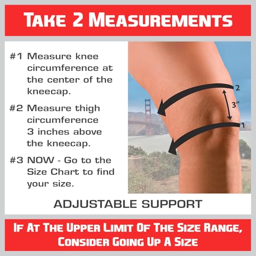 TechWare Pro Knee Brace Support - Knee Braces for Knee Pain. Relieves ACL, LCL, MCL, Meniscus Tear, Arthritis, Tendonitis ...