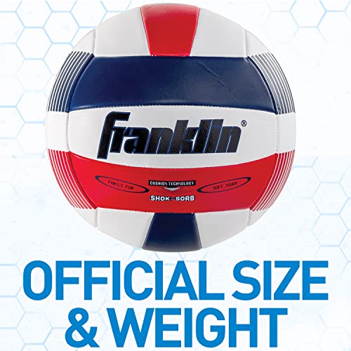 Franklin Sports Volleyball - Outdoor + Beach Volleyball - Cushioned Ball Set Great for Backyard and Beach