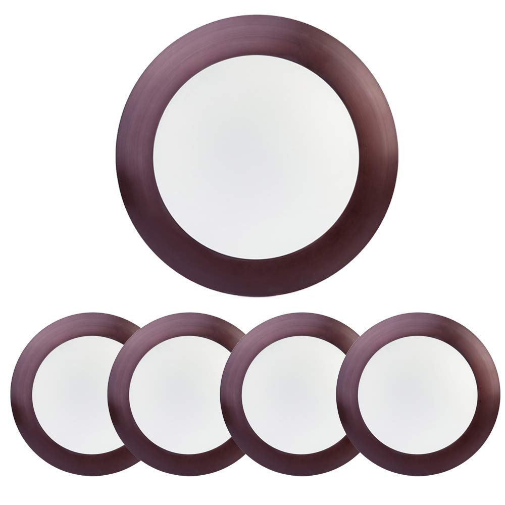 ECOELER LED Flush Mount Ceiling Light 16.5W 1100Lm Dimmable 3000K Warm White 4 Pack Metal CDR615