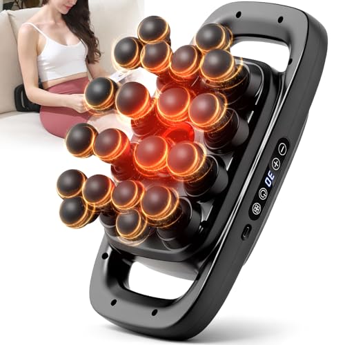 YAPINGJIAYOU 20-Head Massage Gun Set, Deep Tissue Percussion Massager with 3 Modes & 30 Intensities, Muscle Massager Pain ...