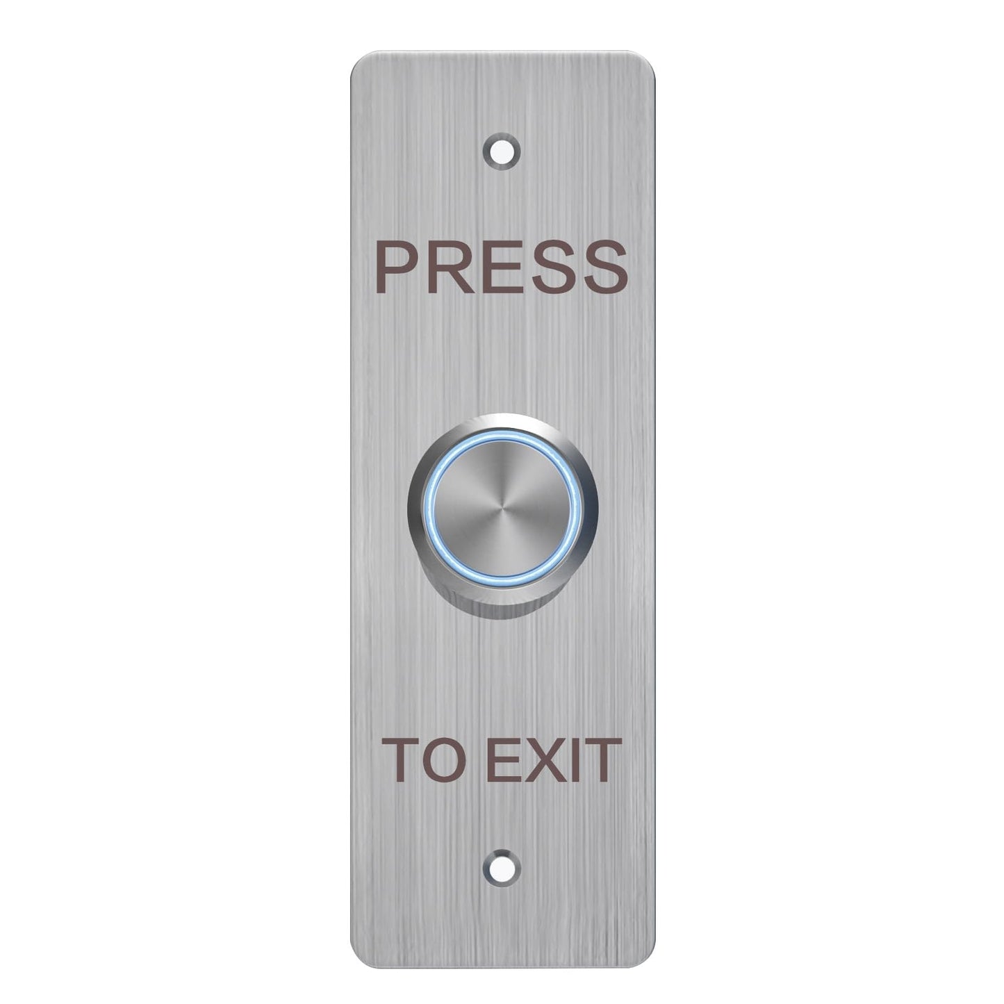 Door Access Control System Kit Set with 280kg/600lbs Electric Magnetic Lock, RFID Keypad, Two Remotes,DC12V/5A Power Supply,Stainless Steel Push to Exit Button， 5pcs RFID EM ID Card (C60-Kits)