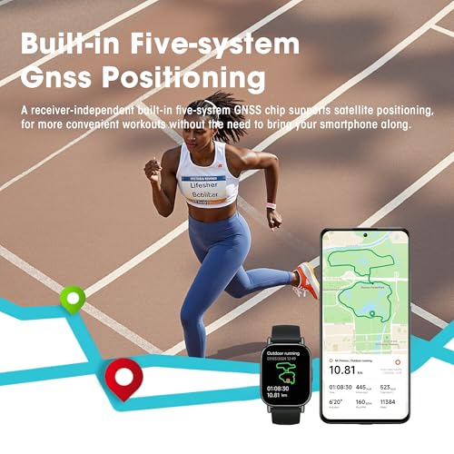 Xiaomi Redmi 5 Lite Smart Watch, Step Counter Watch for Women Men with 1.96" LCD Large Display, 140 Sports Modes, 5ATM Wat...