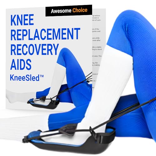 KneeSled Best choice after knee replacement surgery increases range of motion, stretches knees, improving mobility and fle...