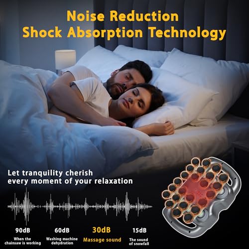 HYUVCX 24 Head Massage Gun Set, Massage Gun Deep Tissue Portable with 9 Modes 99 Intensities, Massager for Legs, Neck, Wai...