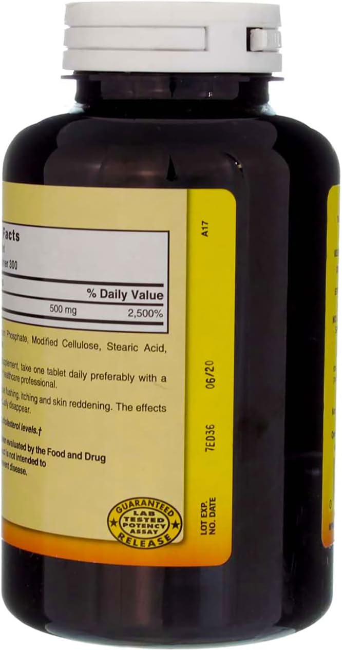 Nature's Blend Niacin Timed Release 500 mg 500 mg 300 Tabs