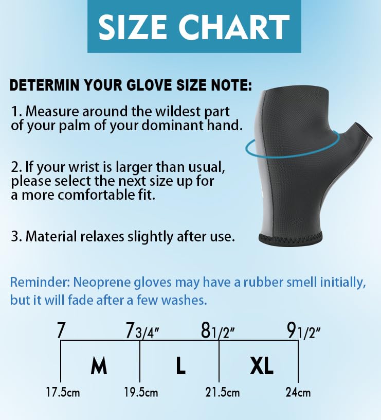 Riverruns Neoprene Fishing Gloves, Cold Weather Warm Winter Gloves for Ice Fishing, Photography, Hunting, Outdoor Sports