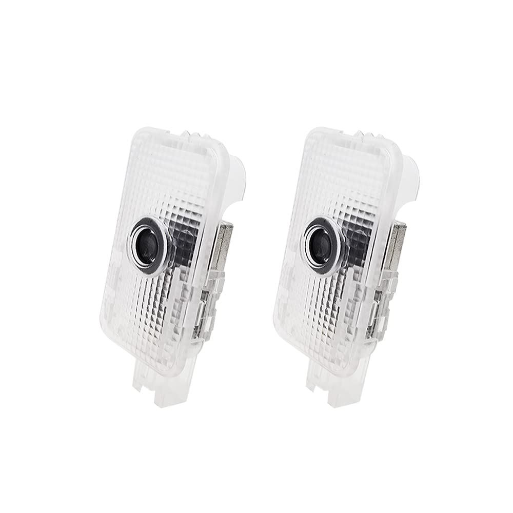 Led Car Door Logo Lights Courtesy Projector Laser Welcome Light Puddle Lamp 2 Pcs Compatible With Forester Outback Legacy Ascent Car Accessories (Wilderness-Yellow  Wilderness)