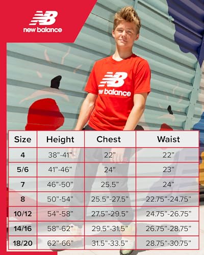 New Balance Boys Base Layer Top - Long Sleeve Insulated Compression Shirts - Thermal Base Layer Kids Youth Undershirt
