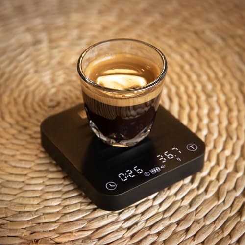 WACACO Exagram Pro Coffee Scale with Timer, Smart Espresso Scale with Carrying Box, Automatic Timing Rechargeable Mini Dig...