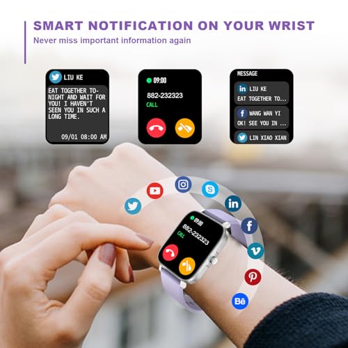 Choiknbo Smart Fitness Tracker Watch with Heart Rate Monitor, Activity Tracker with Pedometer, Sleep Monitor, Calories & S...