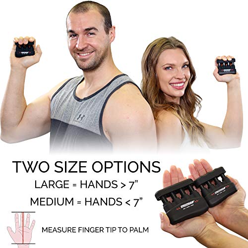 StressGrip - Stress Relief for Adults (Large) - A Stress & Anxiety Relief Device - Comfortable Hand Exerciser - Stress Rel...