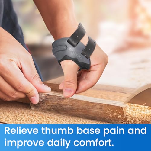 Velpeau CMC Thumb Brace for Osteoarthritis - with Shape-memory Restriction Splint, CMC Joint Stabilizer, Basal Thumb Arthr...