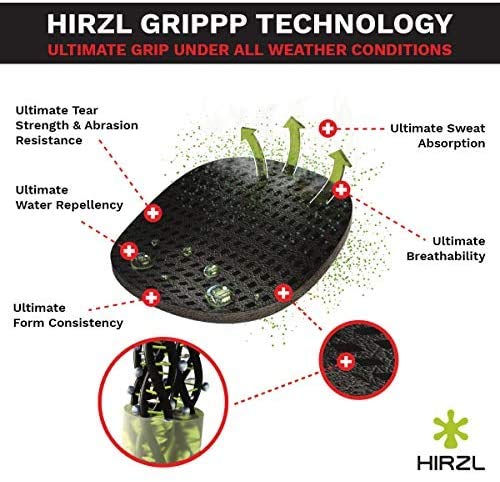 HIRZL Grippp Light SF Leather Bike Gloves, Short Finger, Breathable, Ultra Lightweight, Sweat, Water and Abrasion Resistan...