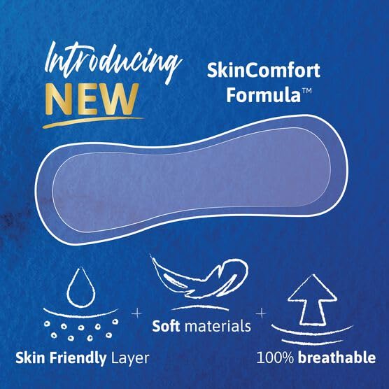 TENA Intimates Ultra Thin Light Pads Regular 30 Count (Pack of 3)