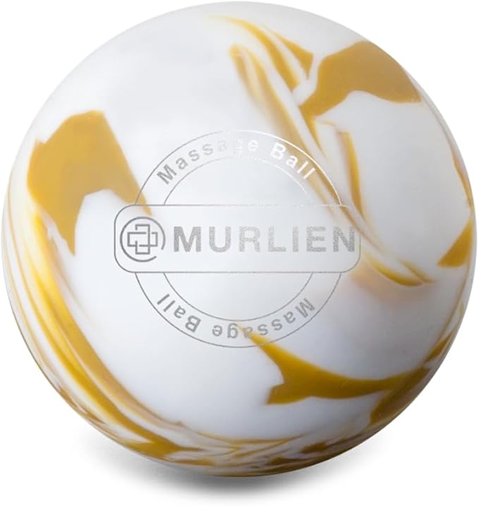 MURLIEN Massage Ball, Lacrosse Ball for Trigger Point Therapy, Deep Tissue, Myofascial Release, Sore Muscle Relief Massage...