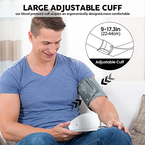 Blood Pressure Monitors, Bp Monitor - Blood Pressure Machine Large Cuff Blood Pressure Monitor Upper Arm Cuff 8.7''-17....