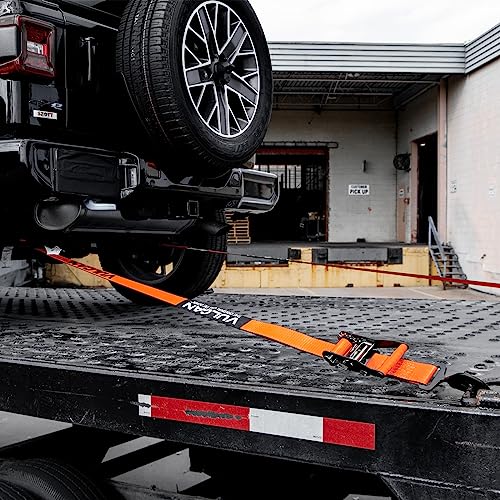 VULCAN Complete Axle Strap Tie Down Kit s - PROSeries - Includes (4) 22 Inch Axle Straps, (4) 36 Inch Axle Straps, and (4)...