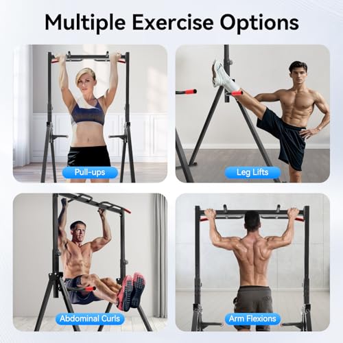 JLYNOWPT Pull Up Bar Free Standing Portable Pull Up Bar Foldable Pull Up Bar
