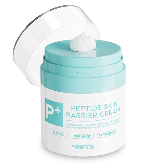 #OOTD Peptide Moisturizer Cream For Face, Dry Sensitive Skin Protection Barrier Cream For Aging Skin, Anti Aging, Hydrating, Pep
