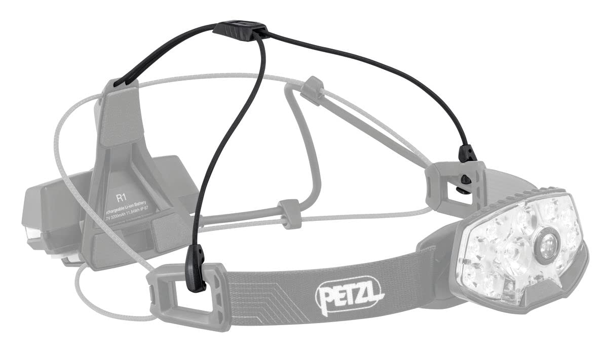 PETZL NAO RL Headlamp, Aluminium Plastic, Standard Size, Black, Model E105AA00