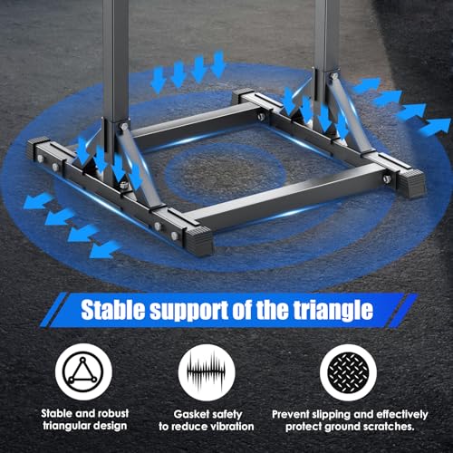 Pull Up Station,Affluent Power Tower Adjustable Pull Up Bar Free Standing, Pull Up Bar for Home Gym,Heavy Duty Multifuncti...