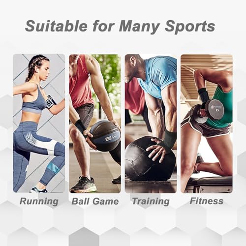 WOXVM 2 Pack Wrist Brace, Compression Wrist Support Splint for Women Men, Adjustable Wrist Strap Compression Wraps Fit Rig...