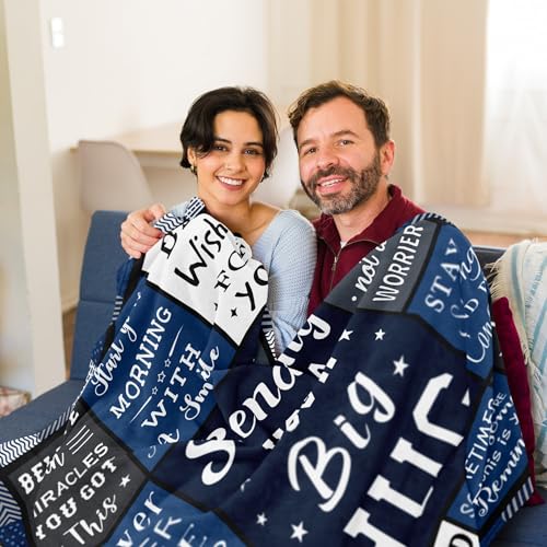 Basiole Get Well Gifts for Men After Surgery Blanket 60’’X50’’, Sympathy/Thinking of You/Inspirational/Encouragement/Feel ...