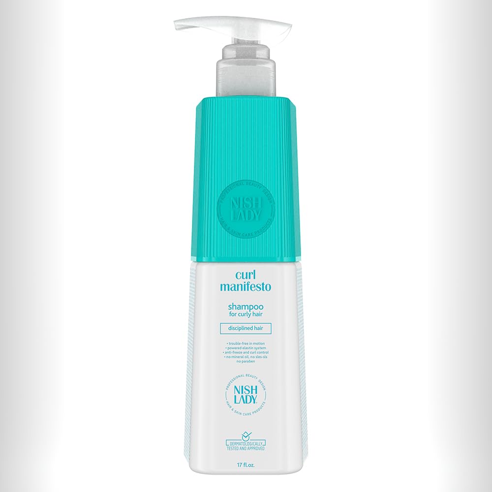 Nishlady Curl Manifesto Clarifying Shampoo for Curly Hair (Shampoo 17 Fl Oz (Pack of 1))