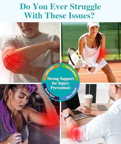 Oyakin Elbow Brace for Cubital Tunnel, Ulnar Nerve Entrapment brace, Adjustable Elbow Splint for Sleeping, Tennis Elbow, T...