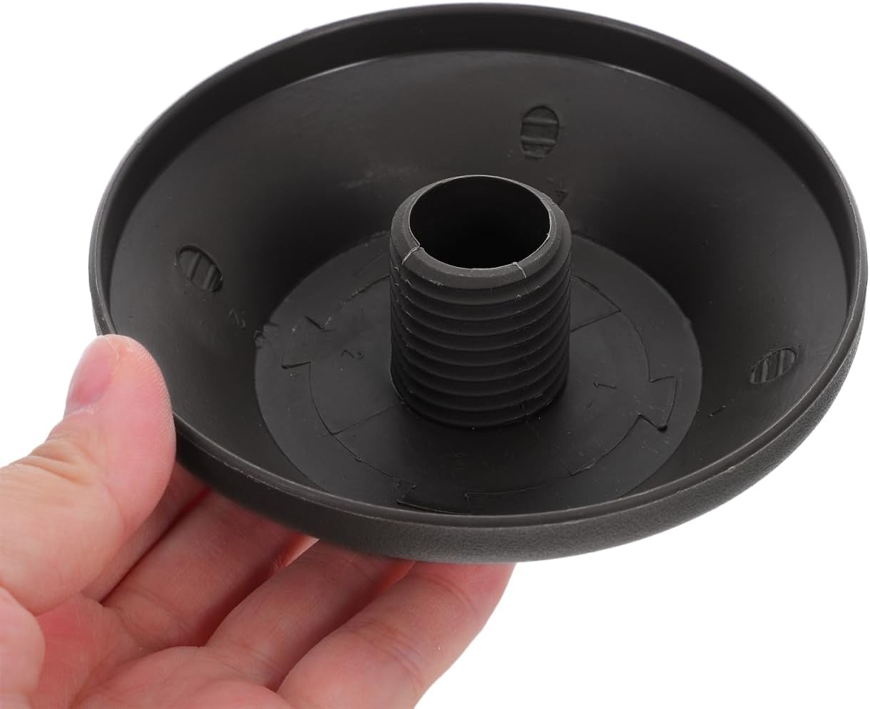 2Pcs Patio Umbrella Top Caps Replacement, Plastic Umbrella Tip Covers for Outdoor Repair, Light Grey, 4.40 X 4.40 X 1.02 Inch