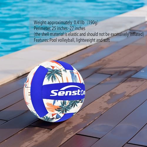 Senston Indoor Volleyball for Home & Beach - The Original Gentle Lightweight Design - Perfect for Beginners and Volleyball...