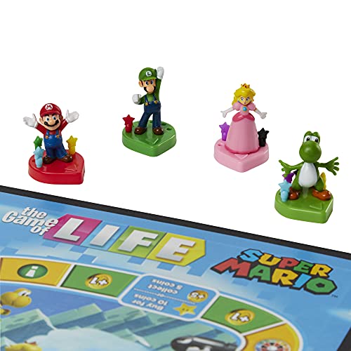 Hasbro Gaming The Game of Life: Super Mario Edition Board Game for Kids Ages 8 and Up, Play Minigames, Collect Stars, Batt...