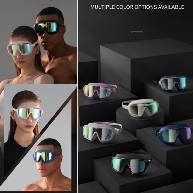 ZSYSUP UV Waterproof Anti Fog Swimwear Eyewear Swim Diving Water Glasses Adjustable Swimming Goggles Women Men Sports Eyewear