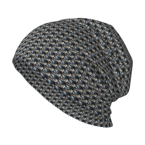 sackhg Steam Train Clouds Print Winter Beanie Hat Men Women Soft Lightweight Thermal Cap for Outdoor Skiing Wear Black