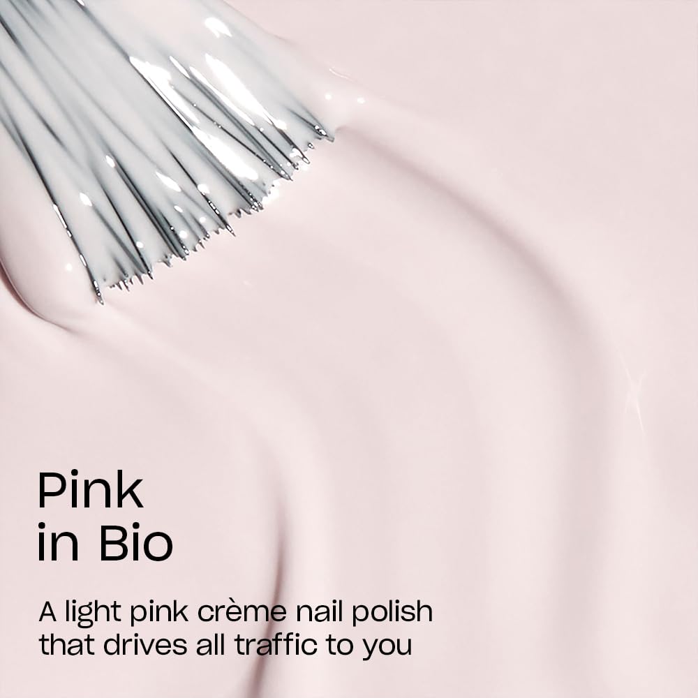 OPI Nail Lacquer Pink in Bio | Opaque Soft Pink Crme Chip Resistant Nail Polish | Me, Myself Collection