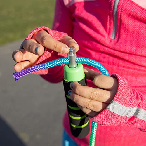 Kids Jump Rope - Anna's Rainbow Rope - Durable Child Friendly Skipping Rope - Exercise Toy for Playground with Lightweight...