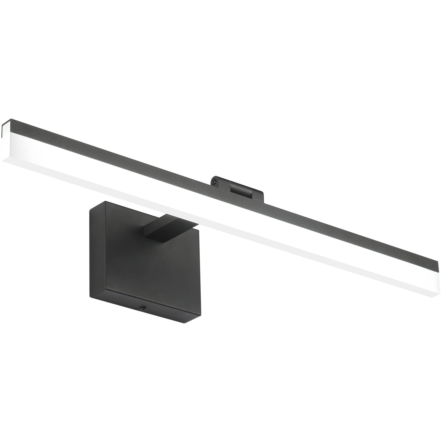 SOLFART Dimmable Vanity Light Bar 6000K Aluminum 23.6in Black Model 8778-600mm-6000K
